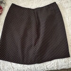 Polka Dot Black Skirt